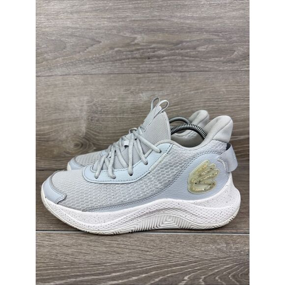 Under Armour Curry 3Z7 Men’s Sz 7.5/Women’s 9 Halo Gray Mid Sneakers 3026622-102 main image 9